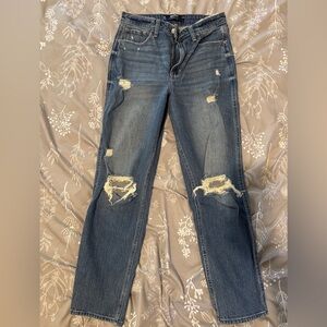 Hollister Distressed Mom Jeans